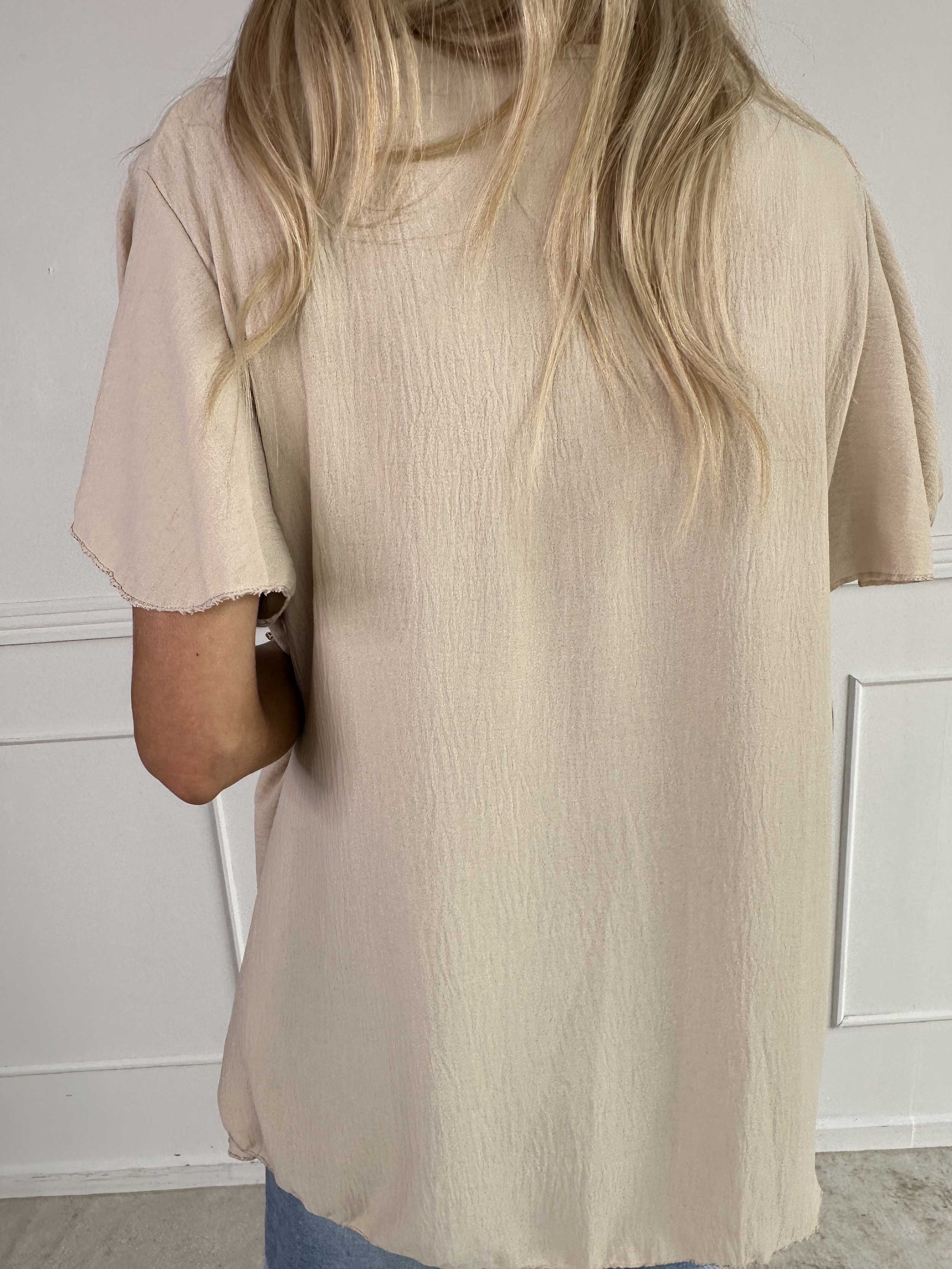 Jenny - Slå-om tunika i viskoseblanding